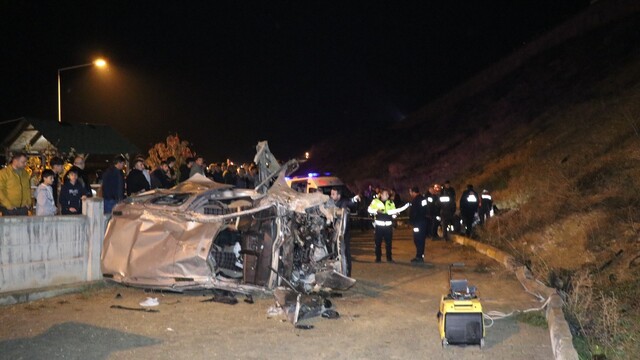 Erzurum'daki trafik kazasında 1 kişi hayatını kaybetti