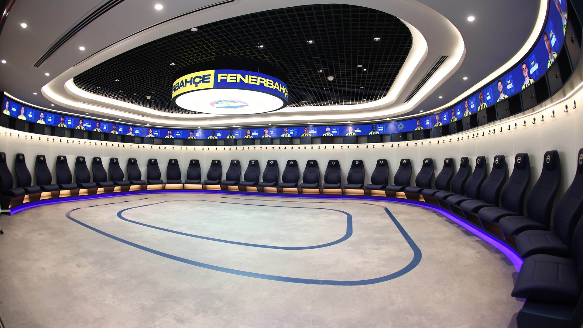 Fenerbahçe'nin soyunma odaları modernleşti