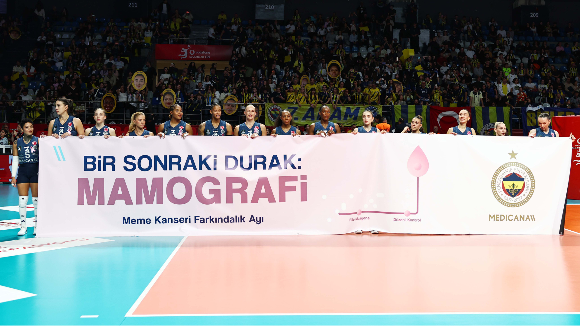 Fenerbahçe voleybol takımından erken tanı için çağrı yapıldı