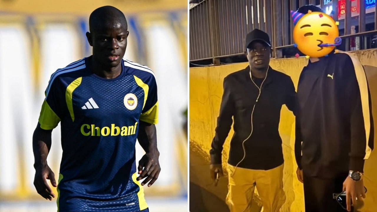 Fenerbahçeli N'Golo Kante, İstanbul'da görüntülendi