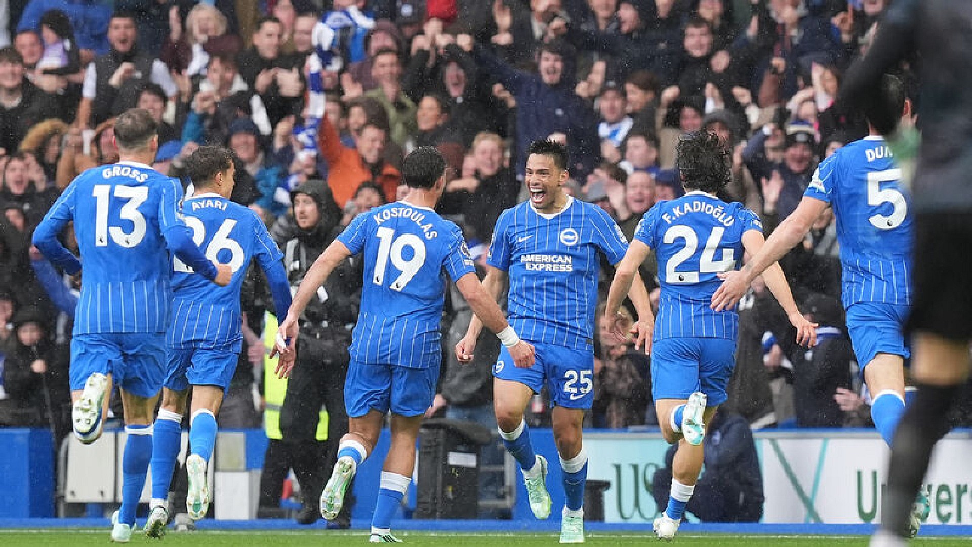 Ferdi Kadıoğlu'lu Brighton, Crystal Palace'ı 5-0 yendi