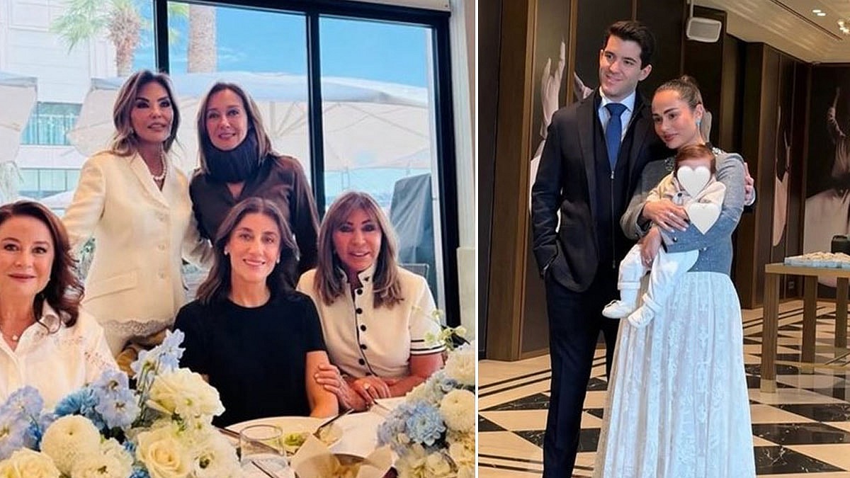 Feryal Gülman, torunu Leo Aras için davet düzenledi