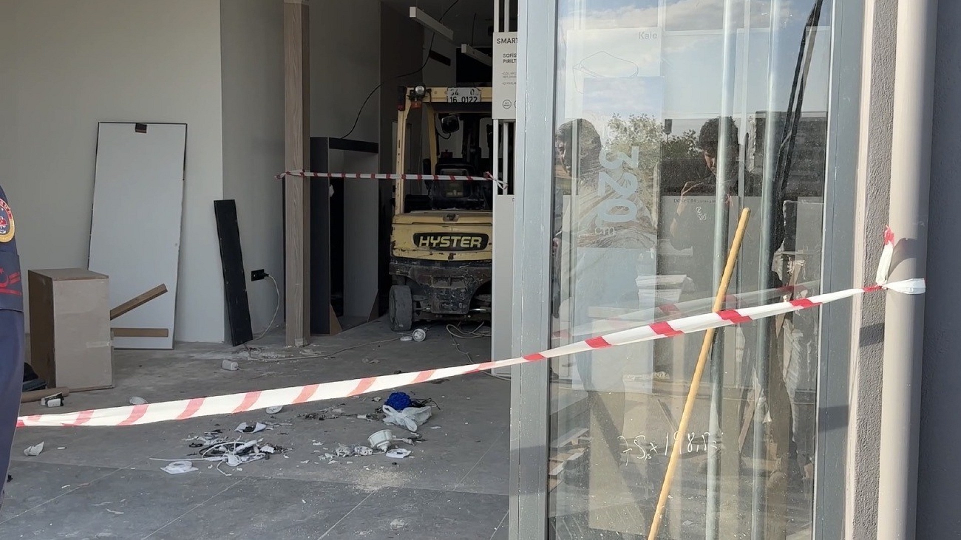 Gaziantep'te mermer blok devrildi: 1 ölü, 1 yaralı