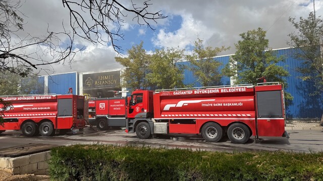Gaziantep'te pamuk fabrikasında yangın çıktı