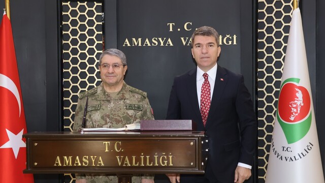 Genelkurmay Başkanı Bayraktaroğlu Amasya'yı ziyaret etti