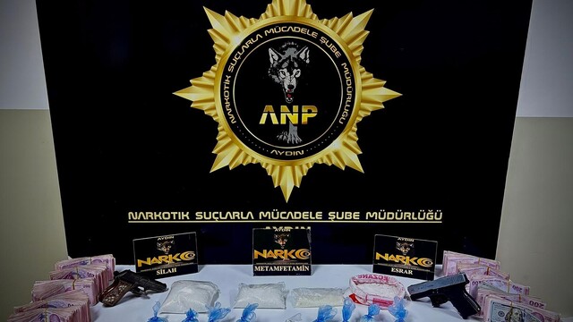 Germencik'te uyuşturucu operasyonunda 1 kilo madde ele geçirildi