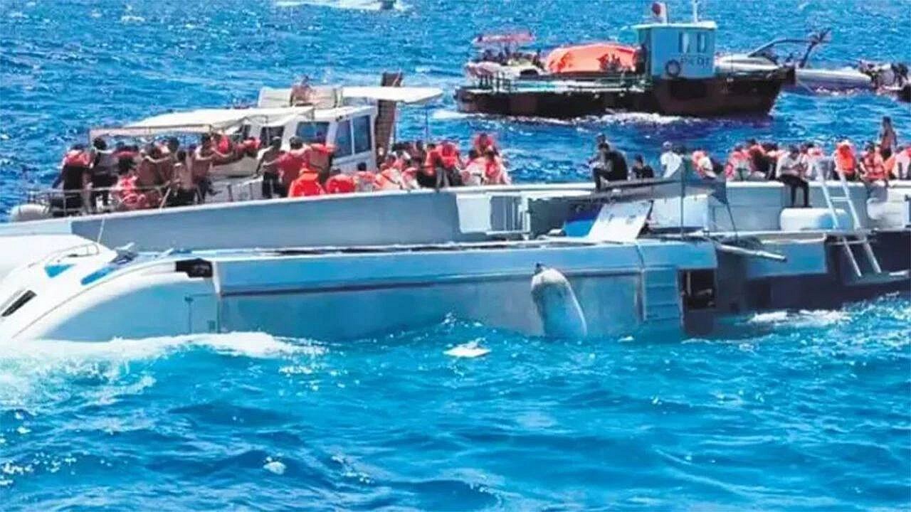 Girne açıklarındaki gemi kazasında bir kişi belirlendi