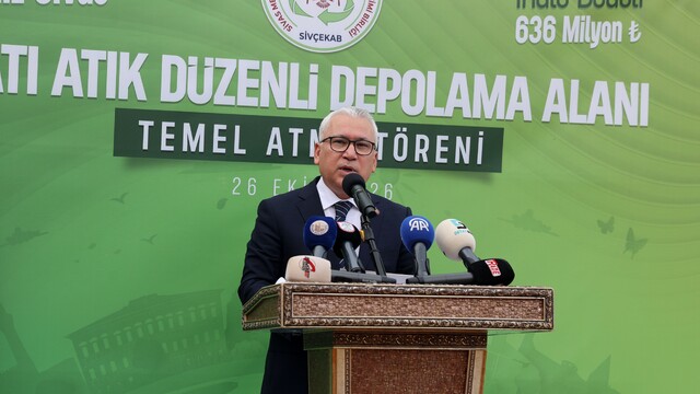 Güler, Sivas'ta katı atık depolama alanının temelini attı