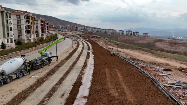 Güneykent seyir yolu projesinde çalışmalar devam ediyor