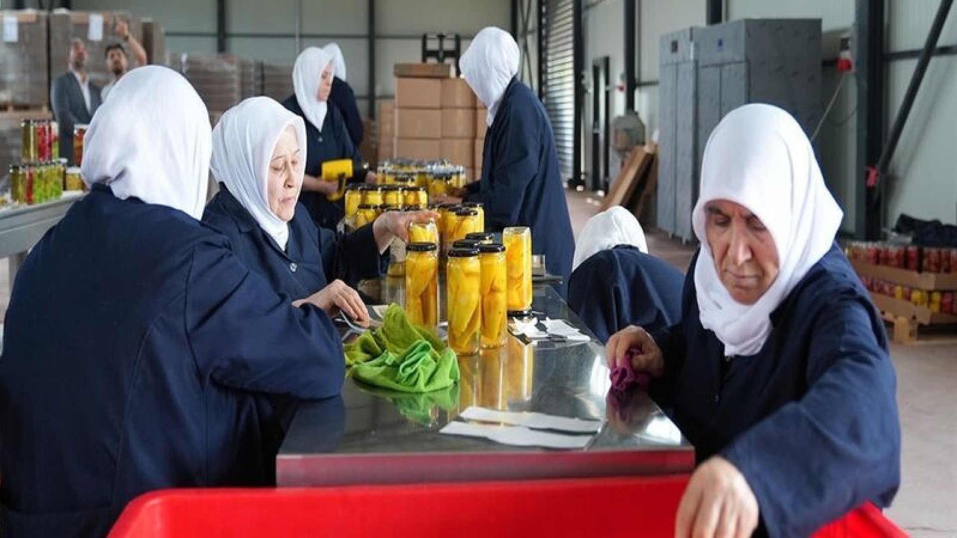 Gürsu'da kadın istihdamı ile turşu üretimi başlatıldı