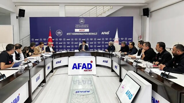 Hatay'da kırsal afet konutları için toplantı yapıldı