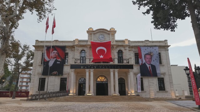 Hatay'daki tarihi valilik binası açıldı