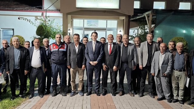 Hisarcık'ta muhtarlarla istişare toplantısı yapıldı