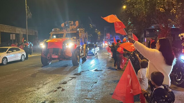 Iğdır'da Cumhuriyet'in 103. yılı için konvoy düzenlendi