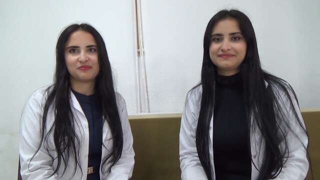 İkizler Fatmanur ve Zehranur Kahraman, Erzurum'da öğretmen
