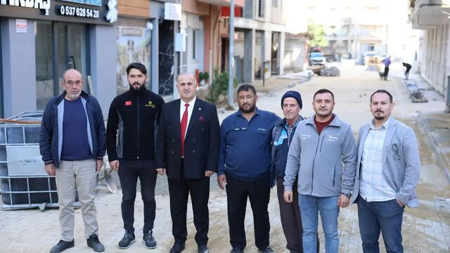 İncirliova'da yol yenileme çalışmaları hızla sürüyor