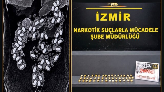 İzmir havalimanında uyuşturucu kuryesi yakalandı