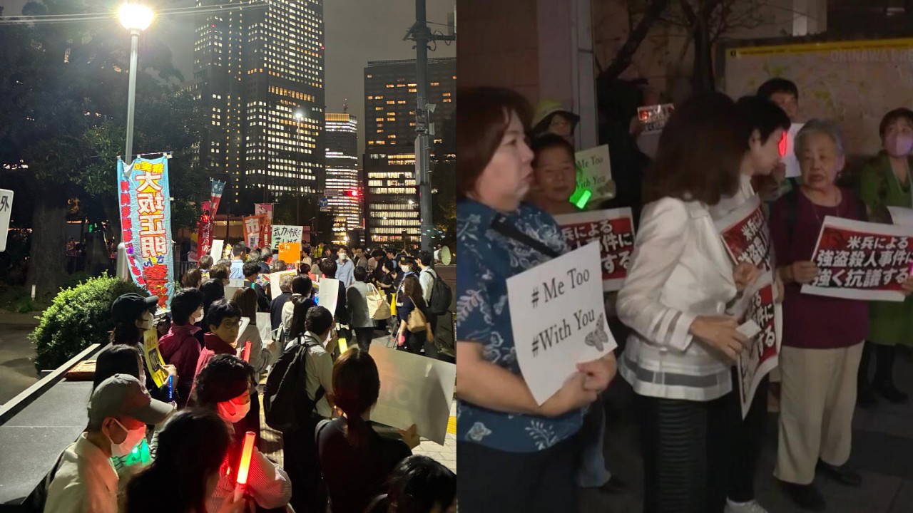 Japonya, ABD askeri cinayetle suçlanan piyadeye protesto