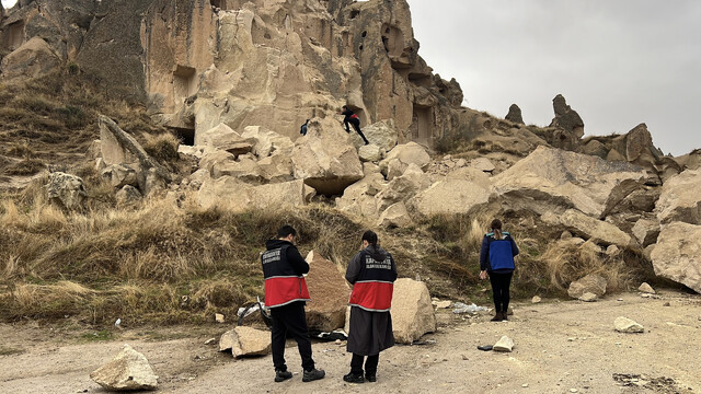 Kapadokya'da kayalık alan çökmeleri 3 kişinin ölümüne neden oldu