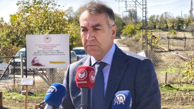 Karabük'te Avrupa Birliği tescilli safran hasadı devam