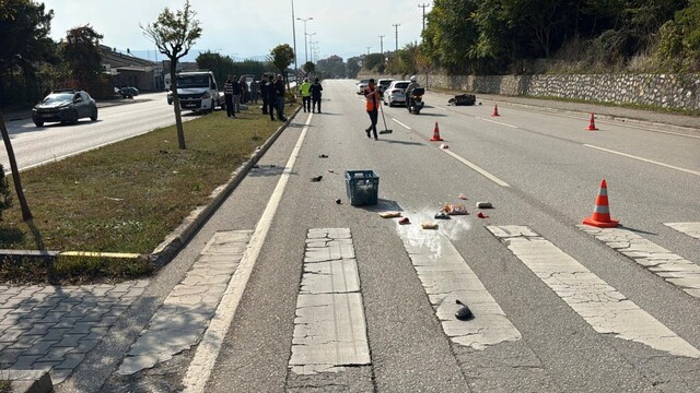 Karabük'te yaya geçidinde elektrikli bisikletli kadın öldü