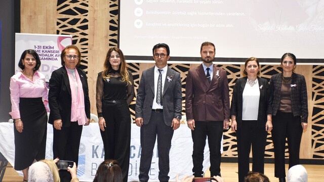 Karacabey'de meme kanseri farkındalık semineri düzenlendi