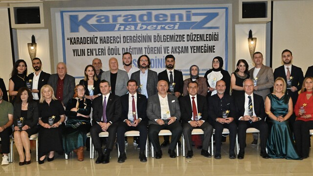 Karadeniz'de 'Yılın En'leri ödül töreni yapıldı
