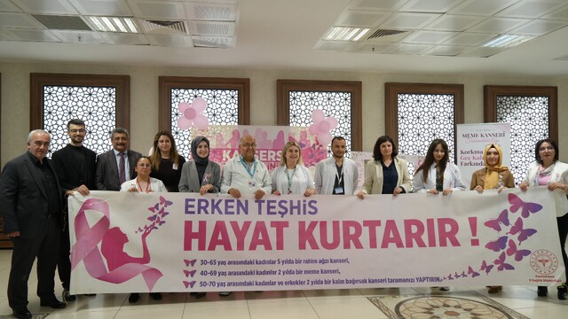 Kastamonu'da erken teşhis için meme kanseri etkinliği