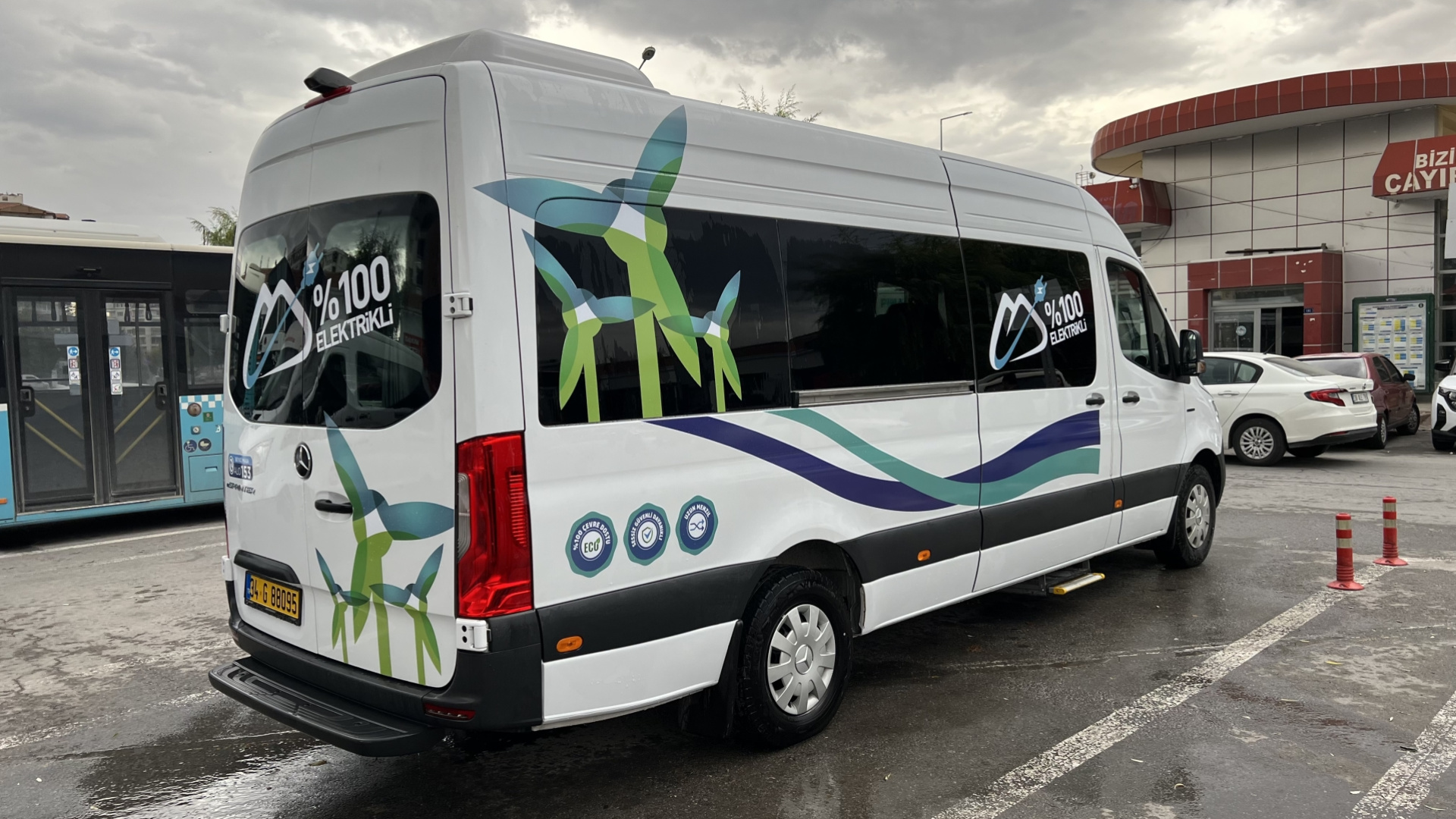 Kayseri'de ilçe taşımacılığında elektrikli araç dönüşümü