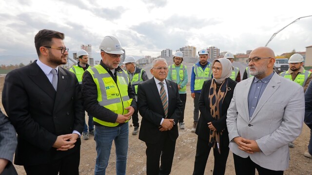 Kayseri'de Kartal Katlı Kavşağı projesi incelemesi yapıldı