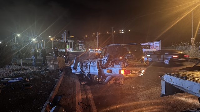 Kayseri'de trafik kazasında iki kişi yaralandı
