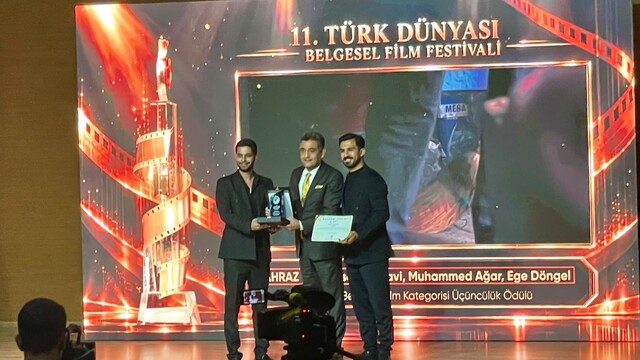 KBÜ öğrencileri 'Ahraz' belgeseliyle ödül kazandı
