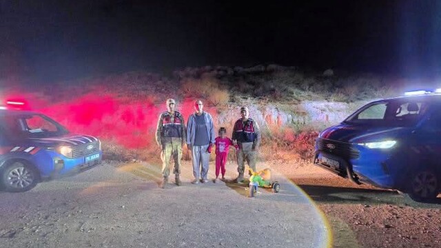 Kilis'te kaybolan 6 yaşındaki otizmli çocuk dronla bulundu
