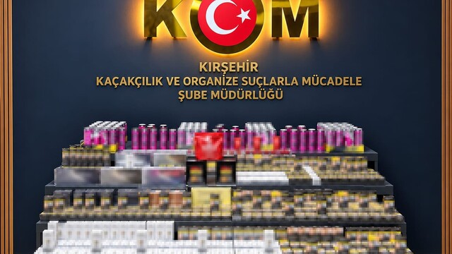 Kırşehir'de kaçak sigara ve ürünlere operasyon düzenlendi