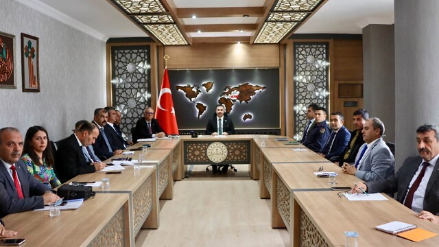 Koçarlı'da kurum amirleri koordinasyon toplantısında buluştu