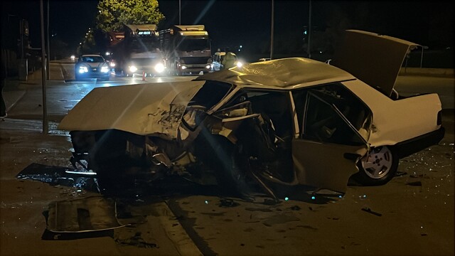 Konya'da otomobil kazası: 5 kişi yaralandı