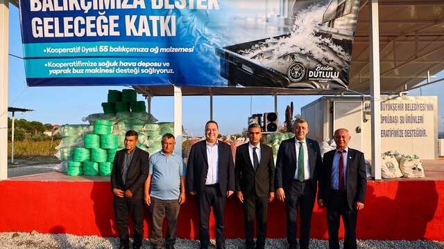 Köprübaşı'nda balıkçılar için tesis açılışı yapıldı