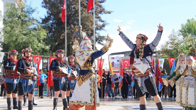 Köşk'te 29 Ekim Cumhuriyet Bayramı coşkusu yaşandı
