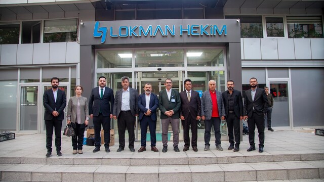 Kuzey Irak heyeti Lokman Hekim Van Hastanesi'ni ziyaret etti