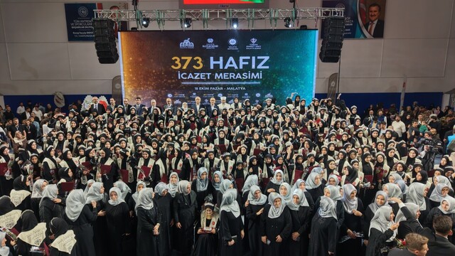 Malatya'da 373 öğrenci hafızlık icazeti aldı