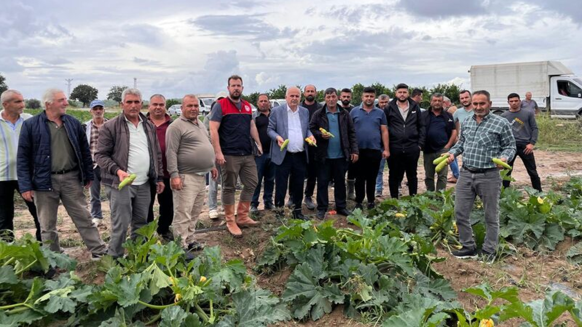 Manavgat'ta dolu tarım alanlarını etkiledi