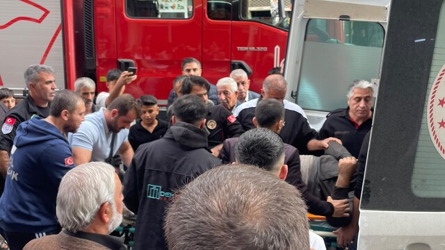 Mardin'de asansör kabini düştü: 2 işçi yaralandı