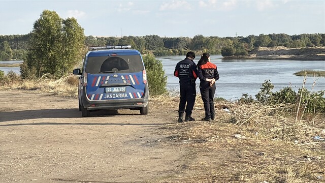 Meriç Nehri'nde kaybolan Iraklı çocuğun araması devam ediyor