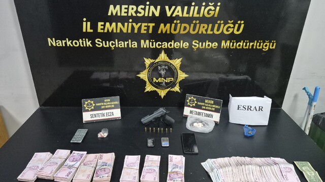 Mersin'de uyuşturucu operasyonunda 5 zanlı tutuklandı
