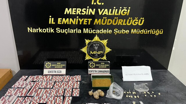 Mersin'de uyuşturucu operasyonunda iki kişi tutuklandı