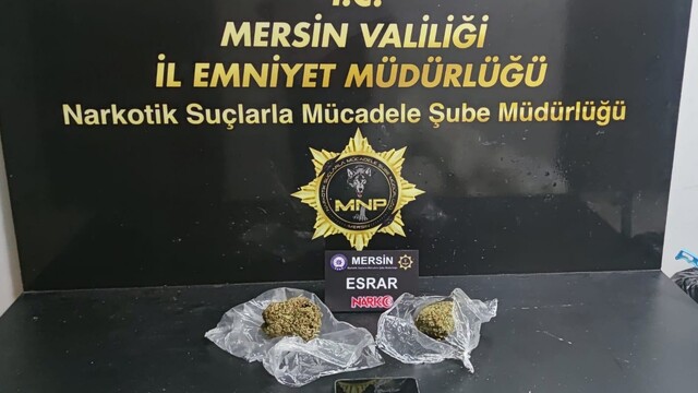 Mersin'de uyuşturucu tacirleri Y.K. ve H.B. tutuklandı