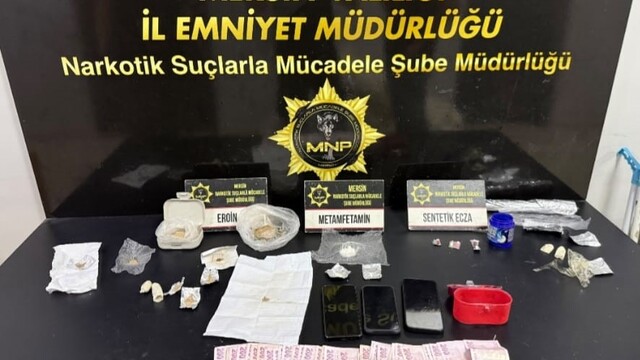 Mersin'de uyuşturucu ticareti yapan 5 kişi tutuklandı