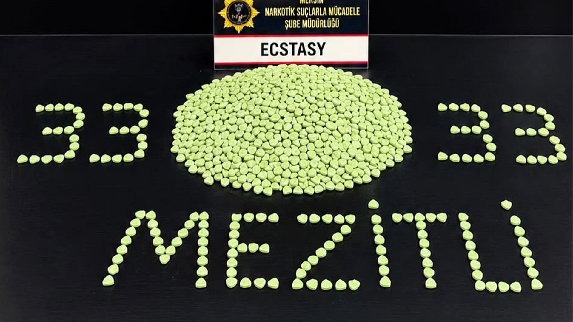 Mezitli'deki ekmek fırınında 4 bin 800 hap ele geçirildi