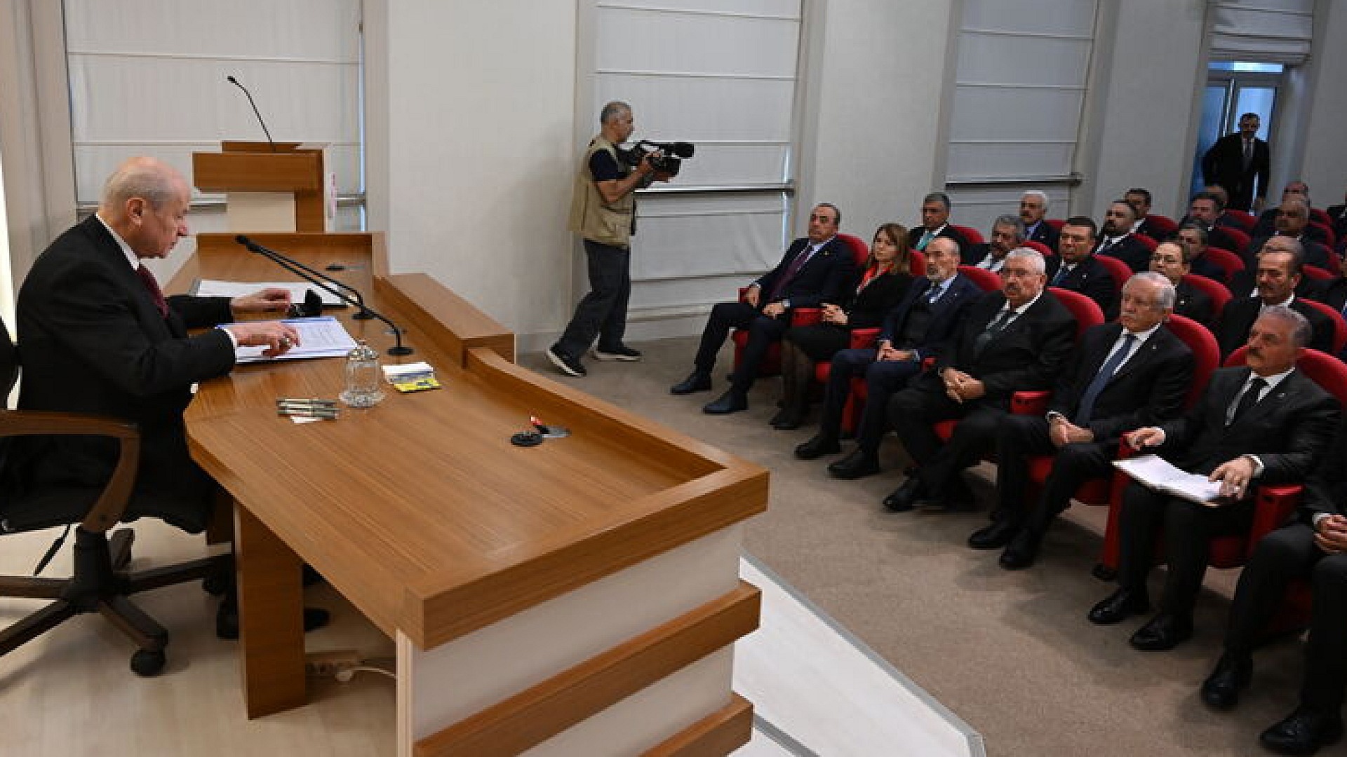 MHP lideri Bahçeli, il başkanları toplantısına katıldı