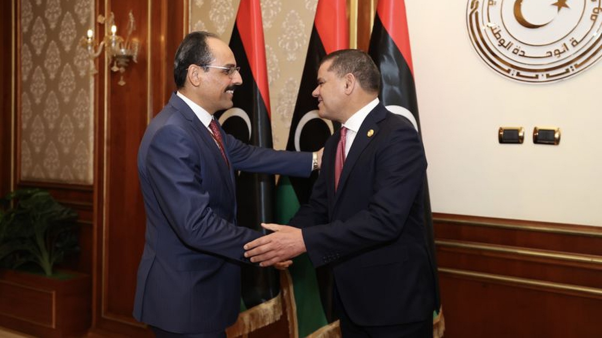 MİT Başkanı Kalın, Libya Başbakanı Dibeybe ile görüştü